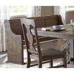 Toulon 62-inch Bench - Wire Brushed